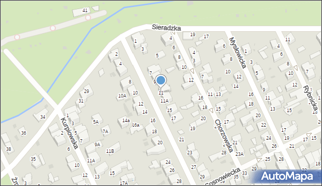Gdynia, Wrocławska, 11, mapa Gdyni