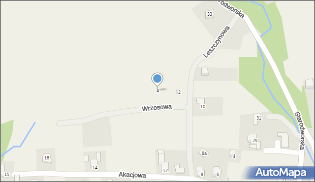 Gilowice, Wrzosowa, 4, mapa Gilowice