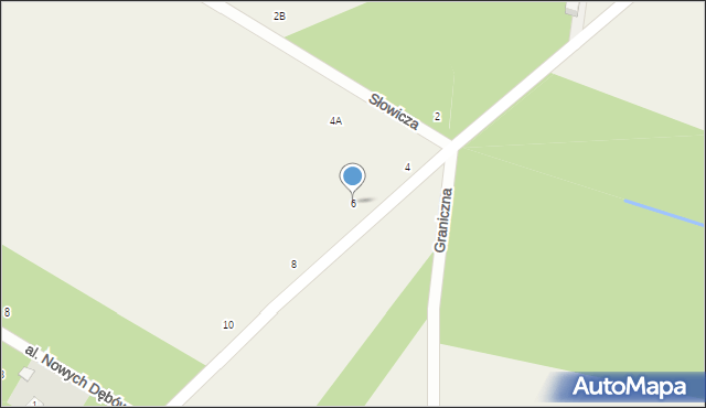 Glinianka, Wrzosowa, 6, mapa Glinianka