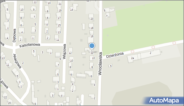 Głubczyce, Wrocławska, 12, mapa Głubczyce