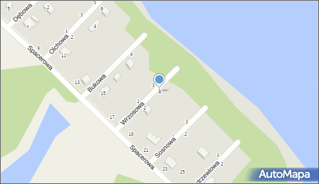 Golczewo, Wrzosowa, 4, mapa Golczewo