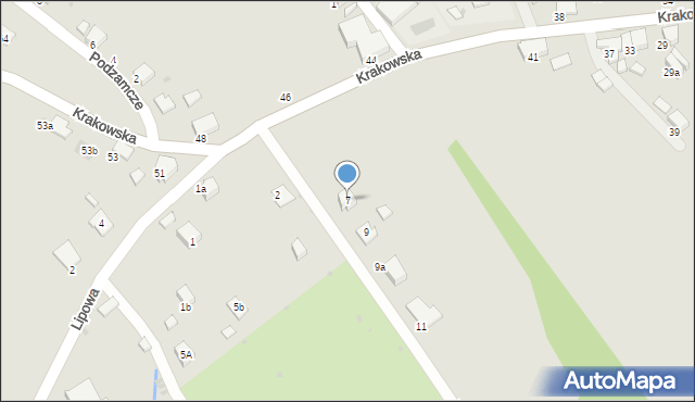 Gorlice, Wrońskich Błażeja i Stanisława, 7, mapa Gorlic
