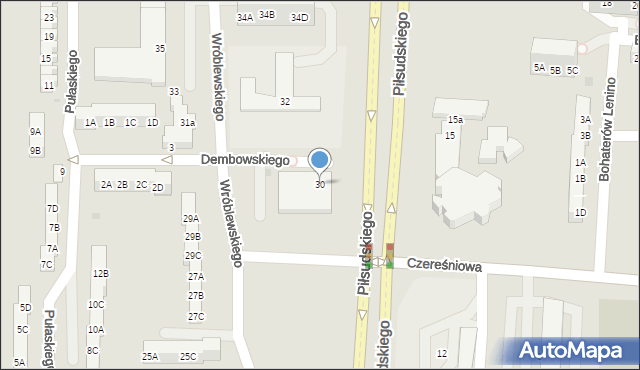 Gorzów Wielkopolski, Wróblewskiego Walerego, gen., 30, mapa Gorzów Wielkopolski