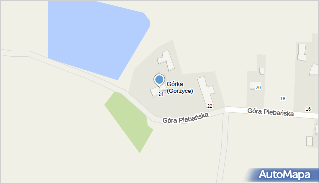 Gorzyce, Wrzawska, 29, mapa Gorzyce
