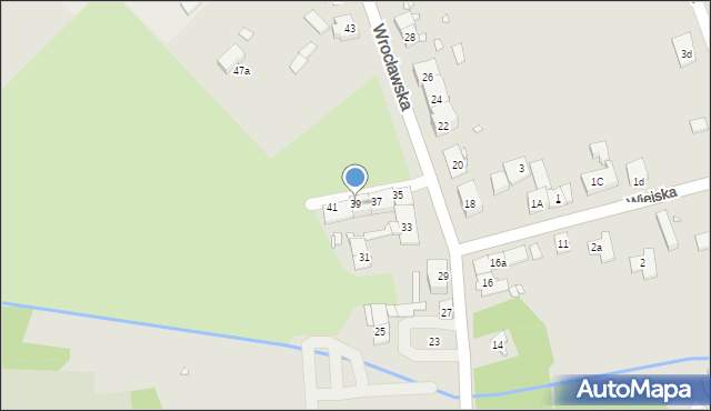 Grodków, Wrocławska, 39, mapa Grodków