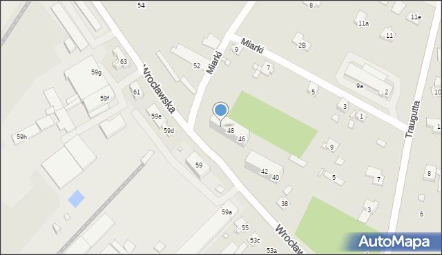 Grodków, Wrocławska, 50, mapa Grodków