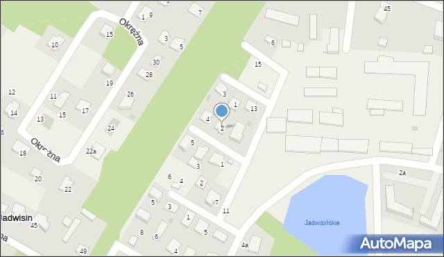 Jadwisin, Wrzosowa, 2, mapa Jadwisin