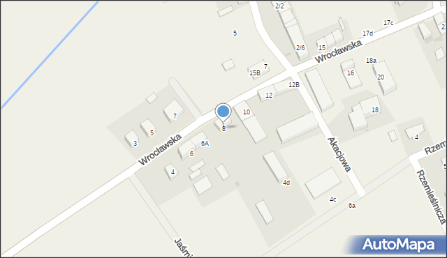 Januszkowice, Wrocławska, 8, mapa Januszkowice