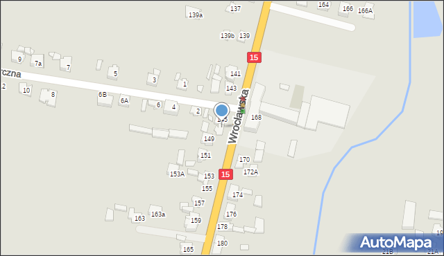 Jarocin, Wrocławska, 147, mapa Jarocin