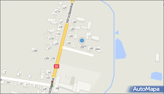 Jarocin, Wrocławska, 164, mapa Jarocin