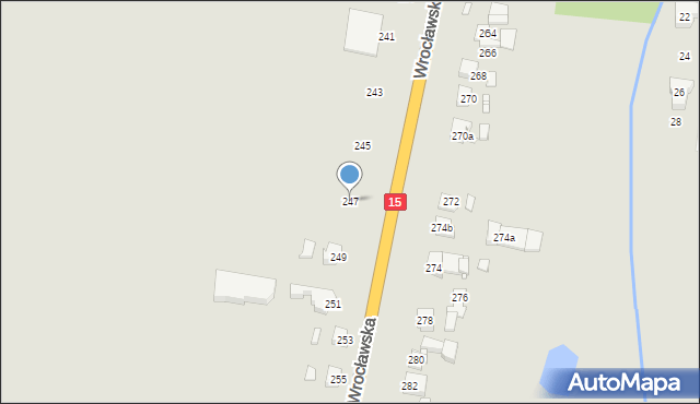 Jarocin, Wrocławska, 247, mapa Jarocin