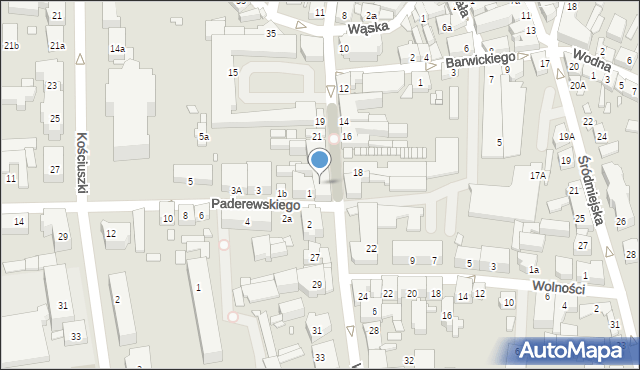 Jarocin, Wrocławska, 25, mapa Jarocin