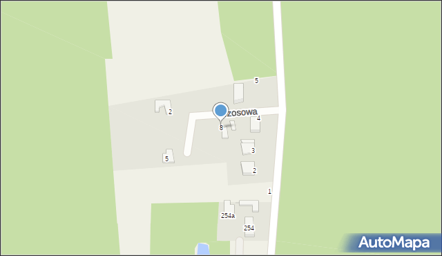 Jaskrów, Wrzosowa, 8, mapa Jaskrów