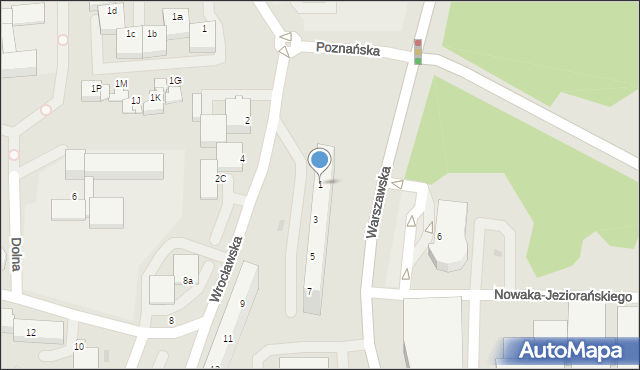 Jastrzębie-Zdrój, Wrocławska, 1, mapa Jastrzębie-Zdrój