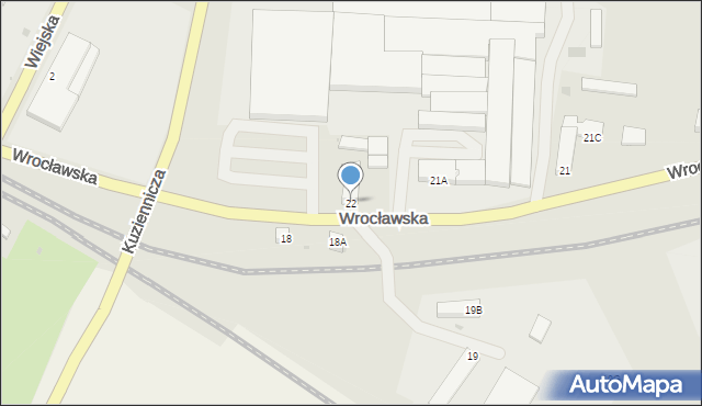 Jawor, Wrocławska, 22, mapa Jawor