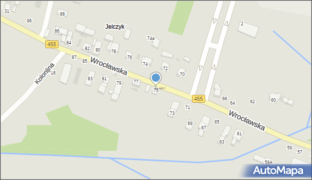 Jelcz-Laskowice, Wrocławska, 75, mapa Jelcz-Laskowice