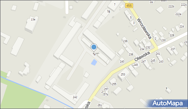 Jelcz-Laskowice, Wrocławska, 7a, mapa Jelcz-Laskowice