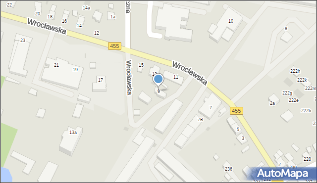 Jelcz-Laskowice, Wrocławska, 9, mapa Jelcz-Laskowice