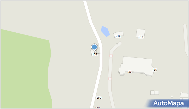 Jelenia Góra, Wrocławska, 15E, mapa Jelenia Góra