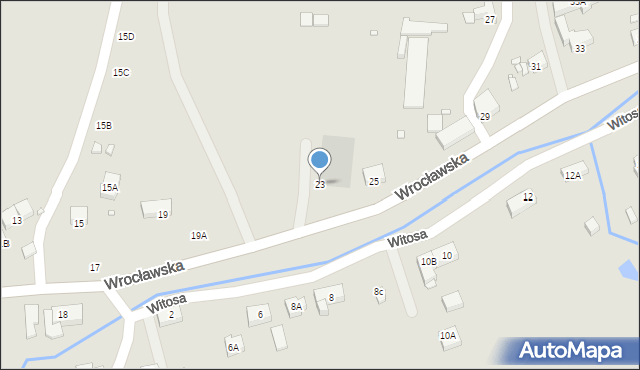 Jelenia Góra, Wrocławska, 23, mapa Jelenia Góra