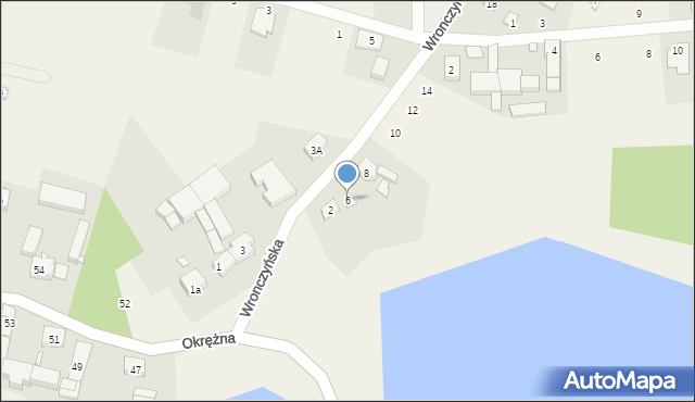 Jerzykowo, Wronczyńska, 6, mapa Jerzykowo