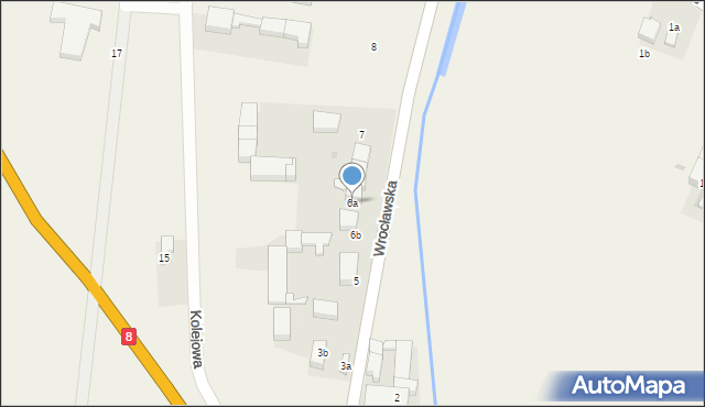 Jordanów Śląski, Wrocławska, 6a, mapa Jordanów Śląski