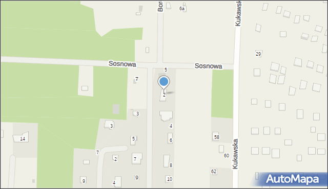 Kamieńczyk, Wrzosowa, 2, mapa Kamieńczyk