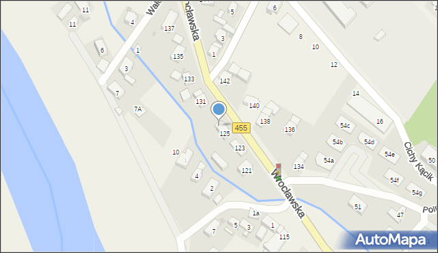 Kamieniec Wrocławski, Wrocławska, 129, mapa Kamieniec Wrocławski