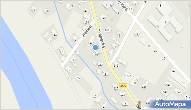 Kamieniec Wrocławski, Wrocławska, 135, mapa Kamieniec Wrocławski