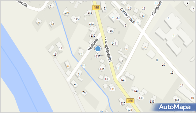 Kamieniec Wrocławski, Wrocławska, 137, mapa Kamieniec Wrocławski