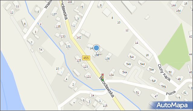 Kamieniec Wrocławski, Wrocławska, 138, mapa Kamieniec Wrocławski