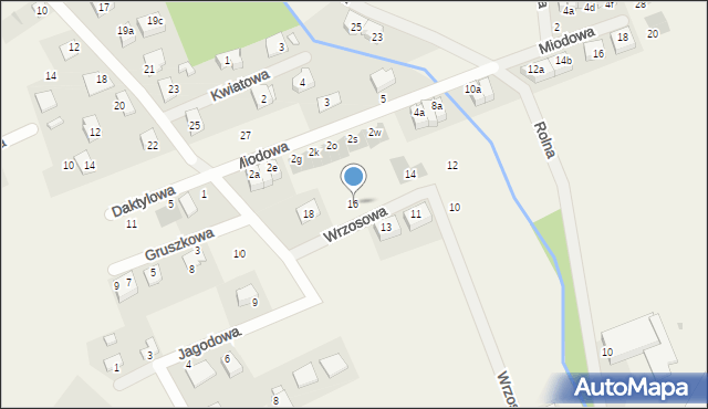 Kamieniec Wrocławski, Wrzosowa, 16, mapa Kamieniec Wrocławski