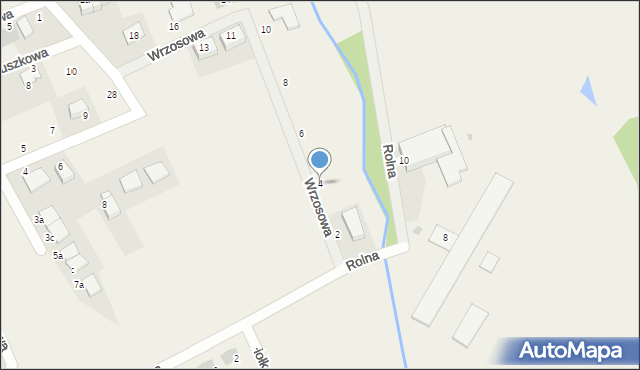 Kamieniec Wrocławski, Wrzosowa, 4, mapa Kamieniec Wrocławski