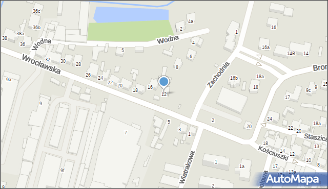 Kępno, Wrocławska, 12, mapa Kępno