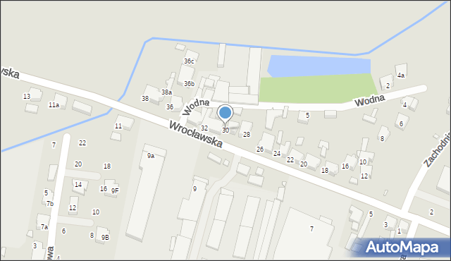 Kępno, Wrocławska, 30, mapa Kępno