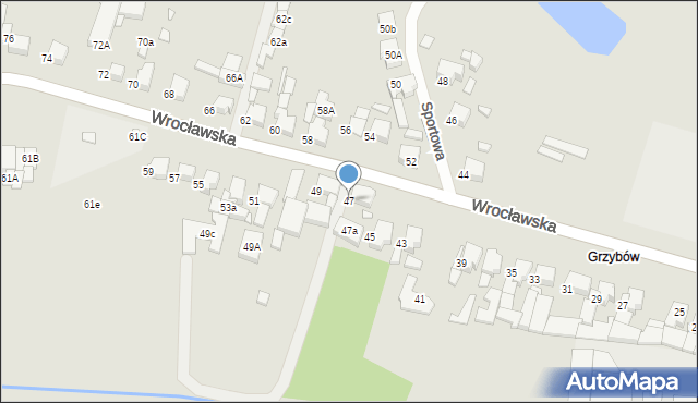 Kępno, Wrocławska, 47, mapa Kępno