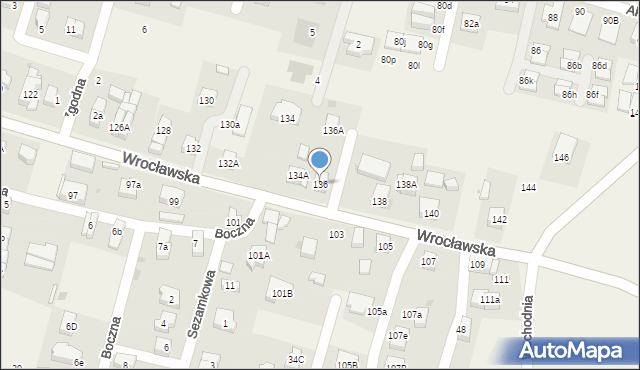 Kiełczów, Wrocławska, 136, mapa Kiełczów