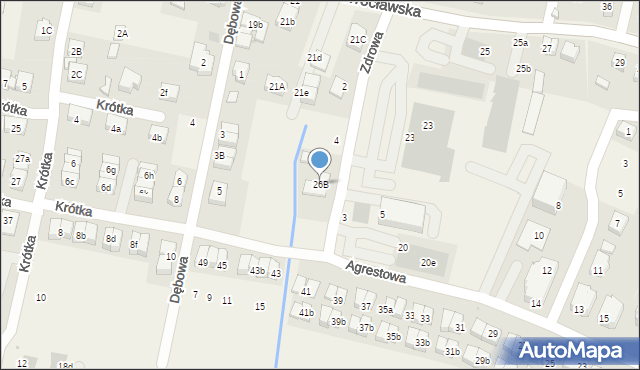 Kiełczów, Wrocławska, 26B, mapa Kiełczów