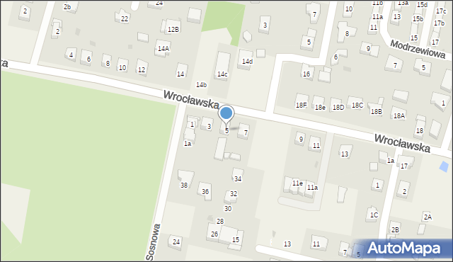 Kiełczów, Wrocławska, 5, mapa Kiełczów