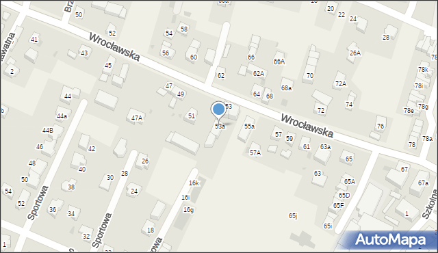 Kiełczów, Wrocławska, 53a, mapa Kiełczów