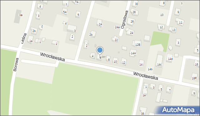 Kiełczów, Wrocławska, 6, mapa Kiełczów