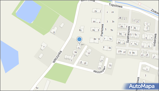 Kiełczówek, Wrzosowa, 7, mapa Kiełczówek