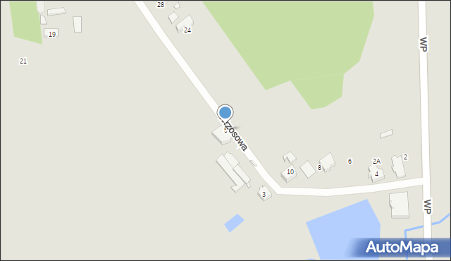 Kłobuck, Wrzosowa, 5, mapa Kłobuck