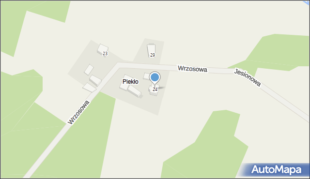 Kłosowo, Wrzosowa, 24, mapa Kłosowo