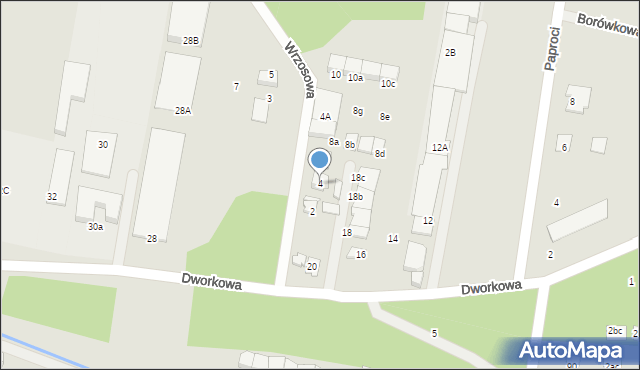 Kobyłka, Wrzosowa, 4, mapa Kobyłka