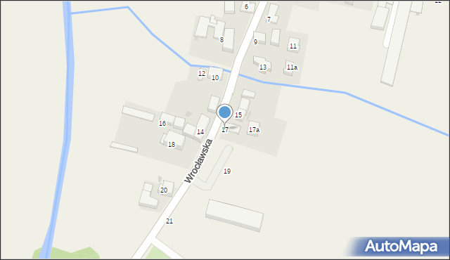 Komorowice, Wrocławska, 17, mapa Komorowice