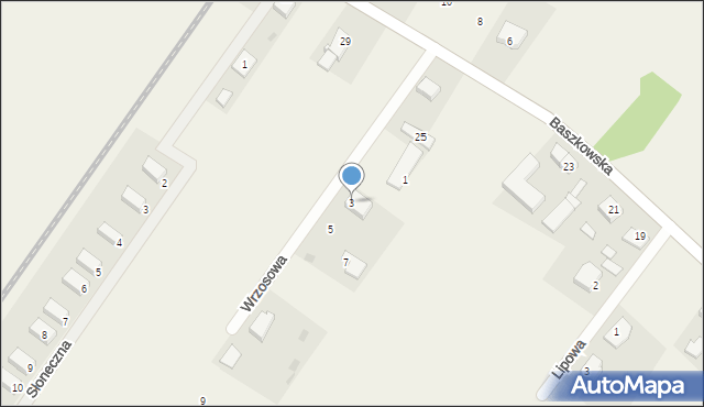 Konarzew, Wrzosowa, 3, mapa Konarzew