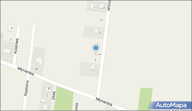 Konarzyce, Wrzosowa, 5, mapa Konarzyce