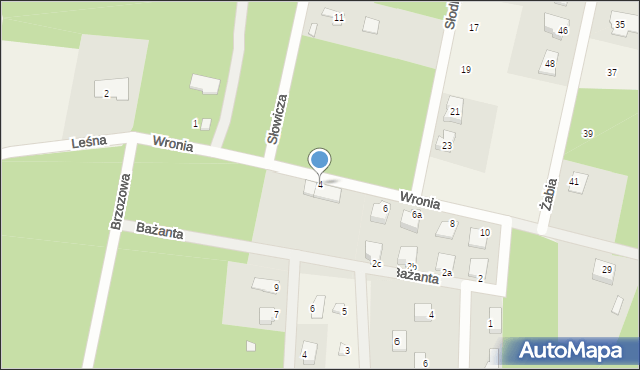 Korzeniówka, Wronia, 4, mapa Korzeniówka