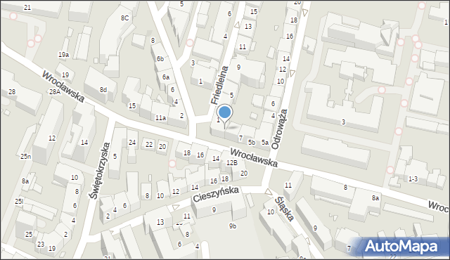 Kraków, Wrocławska, 9, mapa Krakowa